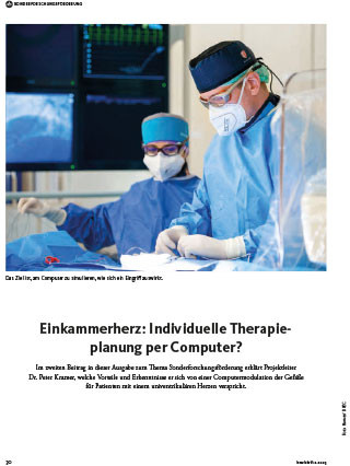  Einkammerherz: Therapieplanung per PC? 