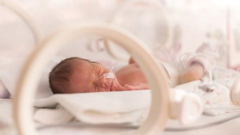 Säugling auf Intensivstation