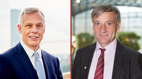 Prof. Dr. Thomas Voigtländer, Deutsche Herzstiftung e. V &  Dr. Norbert Smetak, Bundesverband Niedergelassener Kardiologen (BNK) 