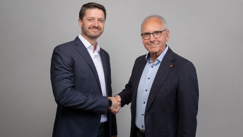 Der ehemalige Geschäftsführer Martin Vestweber (r.) und sein Nachfolger Friso Janßen, neuer Geschäftsführer der Deutschen Herzstiftung und der Deutschen Stiftung für Herzforschung 