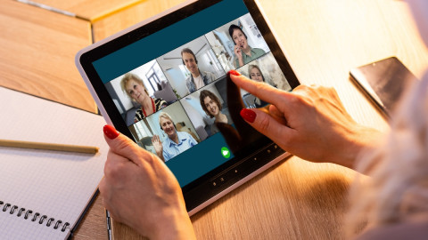 Zoom-Meeting auf dem IPAD