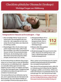 Titelbild der Chechkliste Ohnmacht
